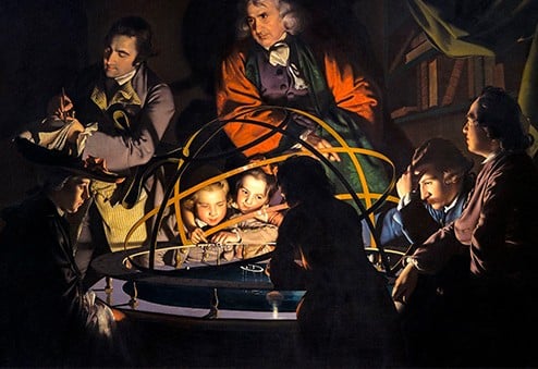 A Philosopher Lecturing on the Orrery