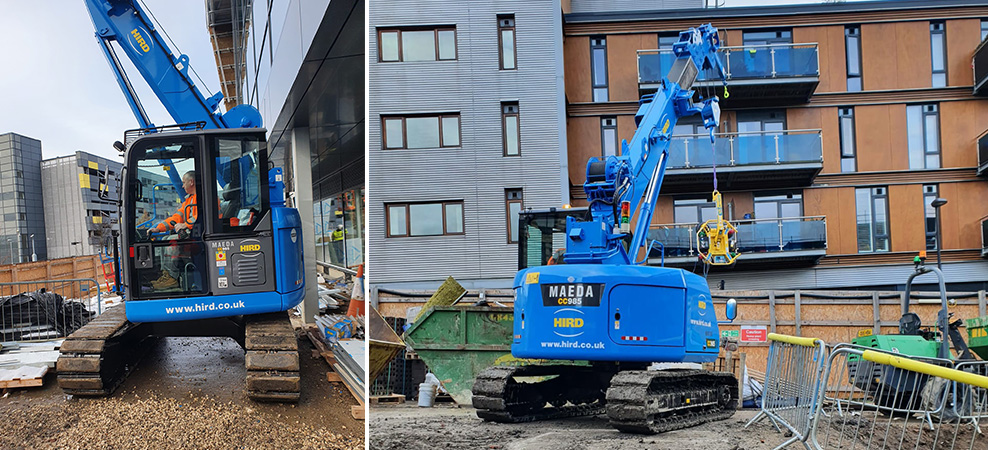 New mini crawler crane gets first chance to show its moves | Hird
