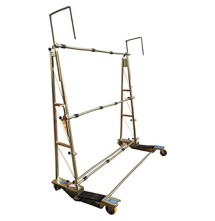 hird curved plate glass trolley