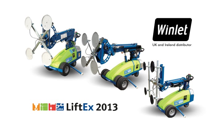 Winlet glazing robots from Hird wow LiftEx