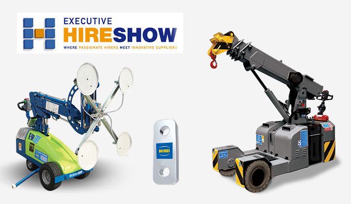 Lifting hire hat-trick for Hird at Executive Hire Show 2015
