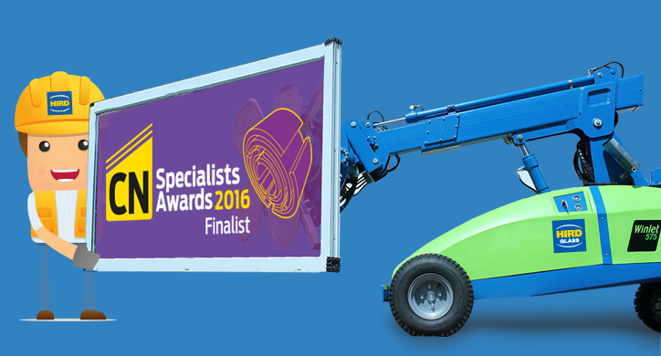 Hird selected as finalist in Construction News Specialists Awards 2016