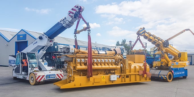 Sustainable and safe lifting hird machine moving team