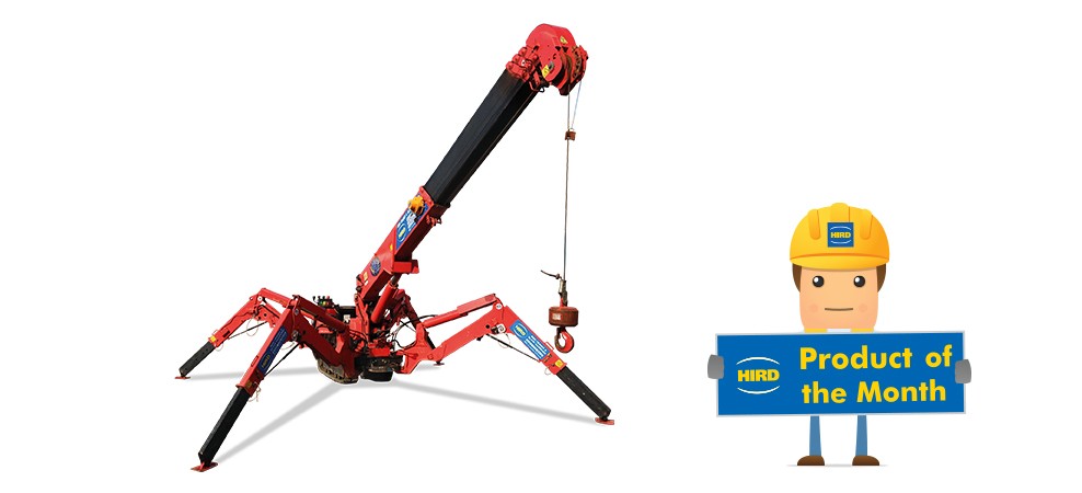Product of the Month – UNIC URW-295 spider crane