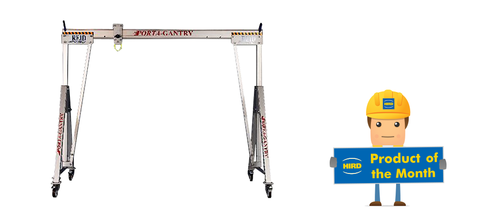 Product of the Month – Porta-Gantry A-frame crane
