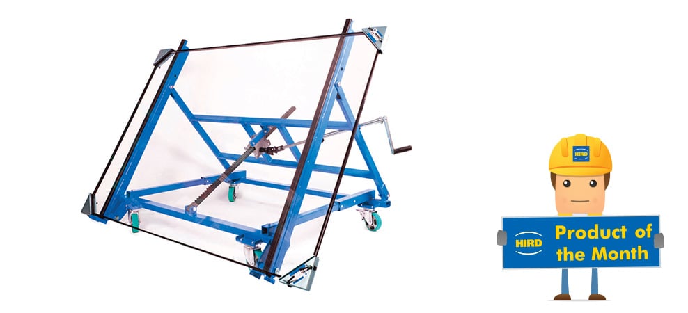 Product of the Month – Tilting glass trolley