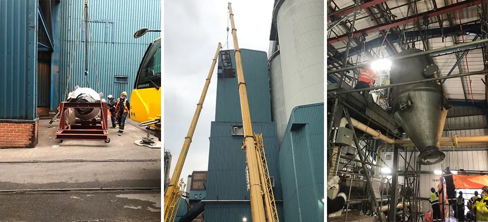 Sweet success for complex machinery lift at sugar factory