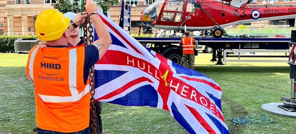 Hird ‘privileged’ to give Falklands War commemoration a lift
