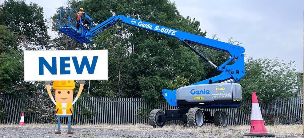 Hird is first to take new 20m hybrid Genie stick booms