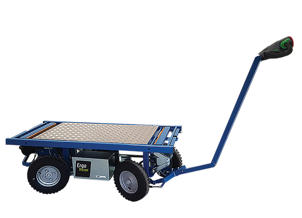 Ergomover lift and go electric transport trolley