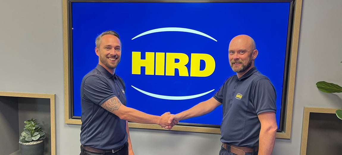 Seamless transition at Hird as Carl retires and Jason steps up