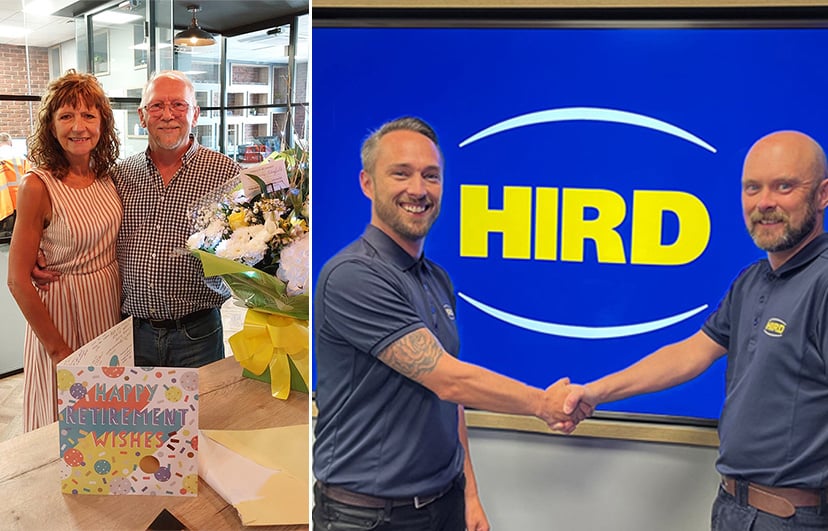 Seamless transition at Hird as Carl retires and Jason steps up as Technical Manager