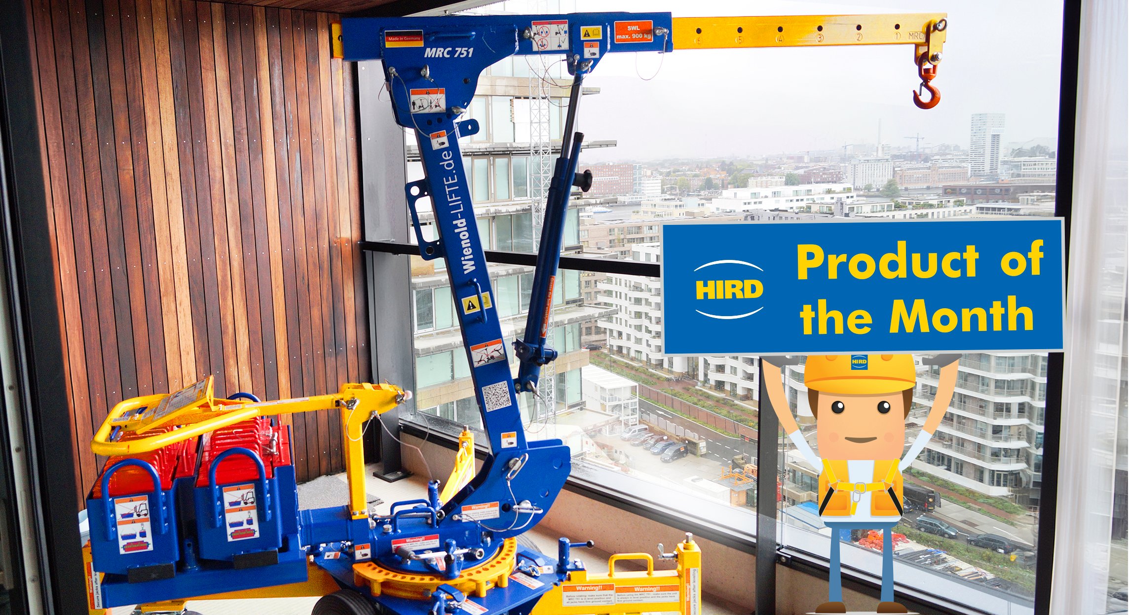 Product of the Month – Wienold MRC751 counterbalance floor crane