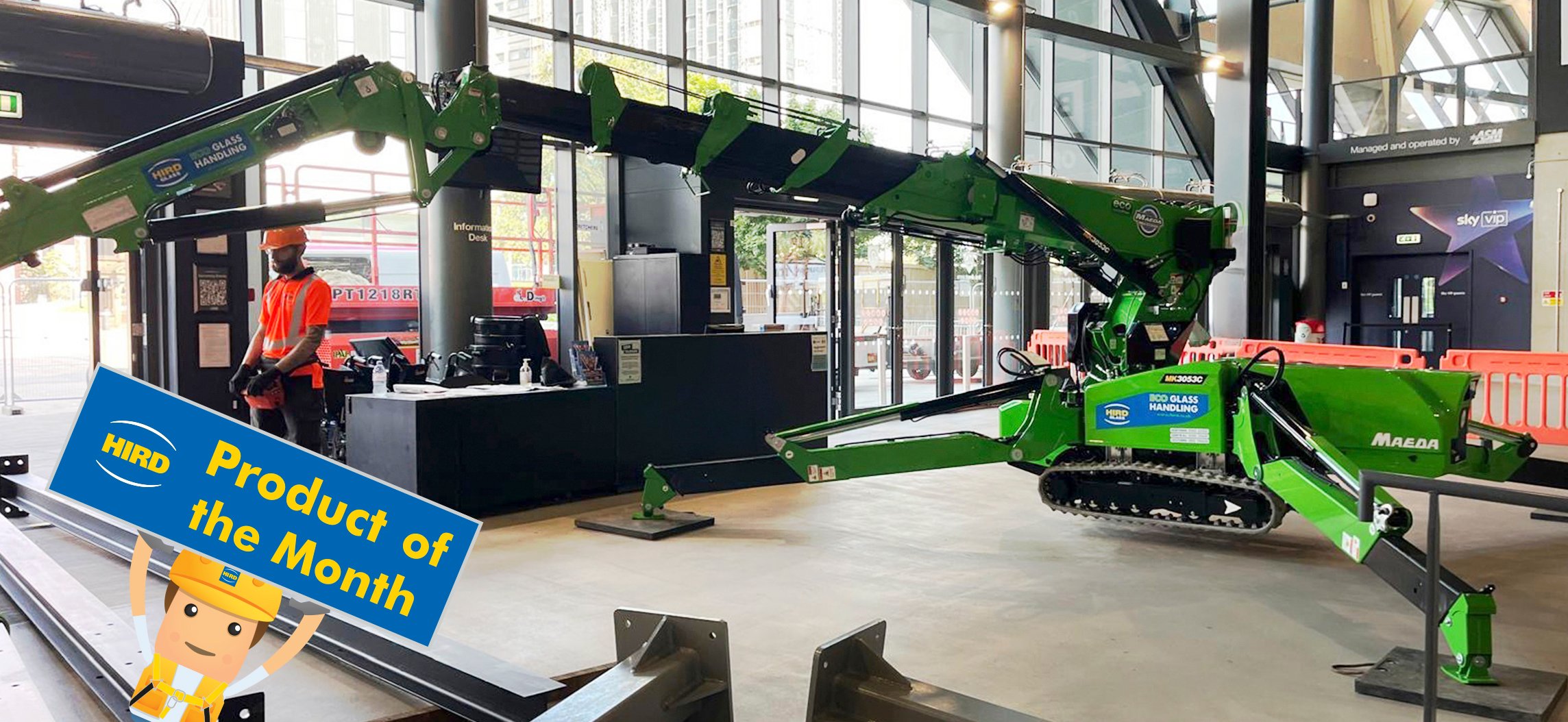 Product of the Month – Maeda MK3053C ECO spider crane