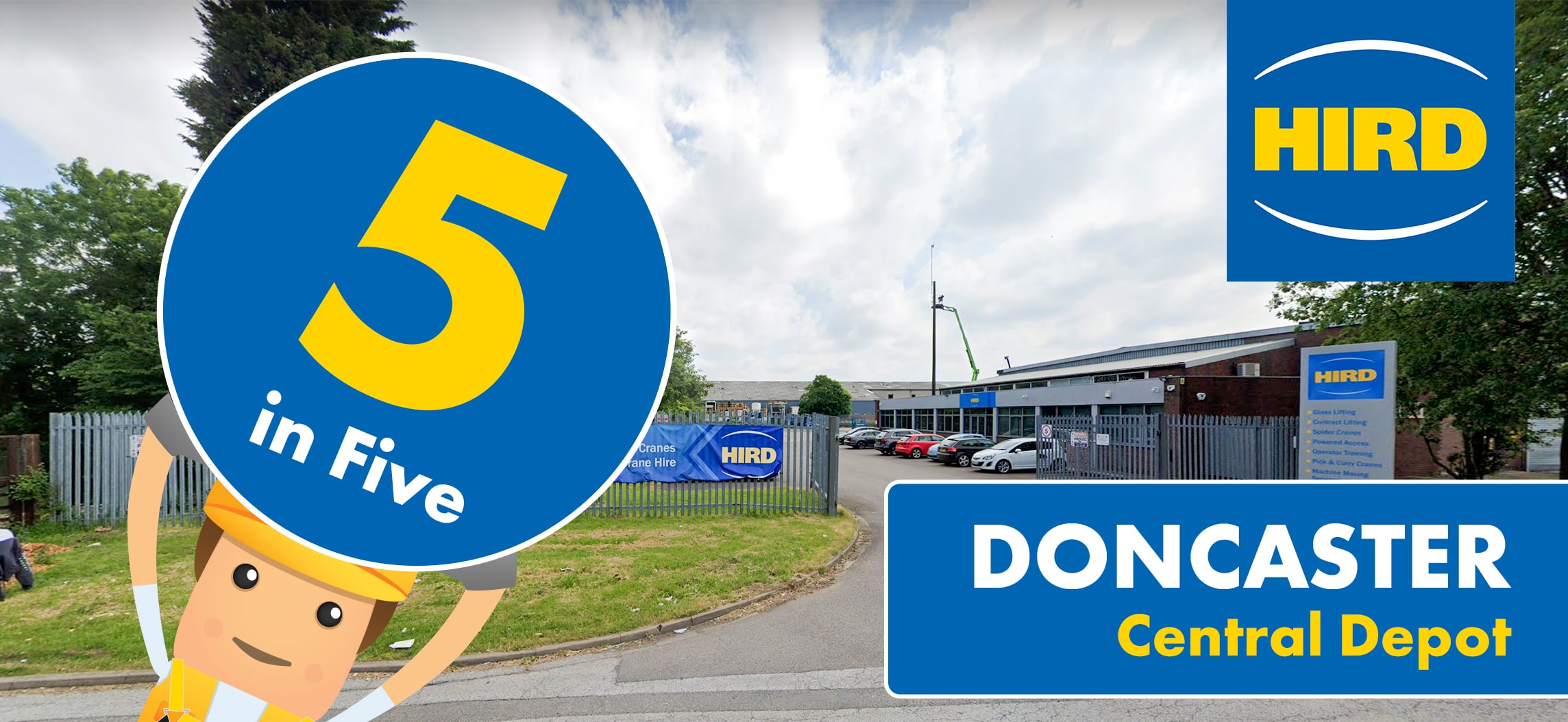 Five in five – the depot that’s central to access and lifting service