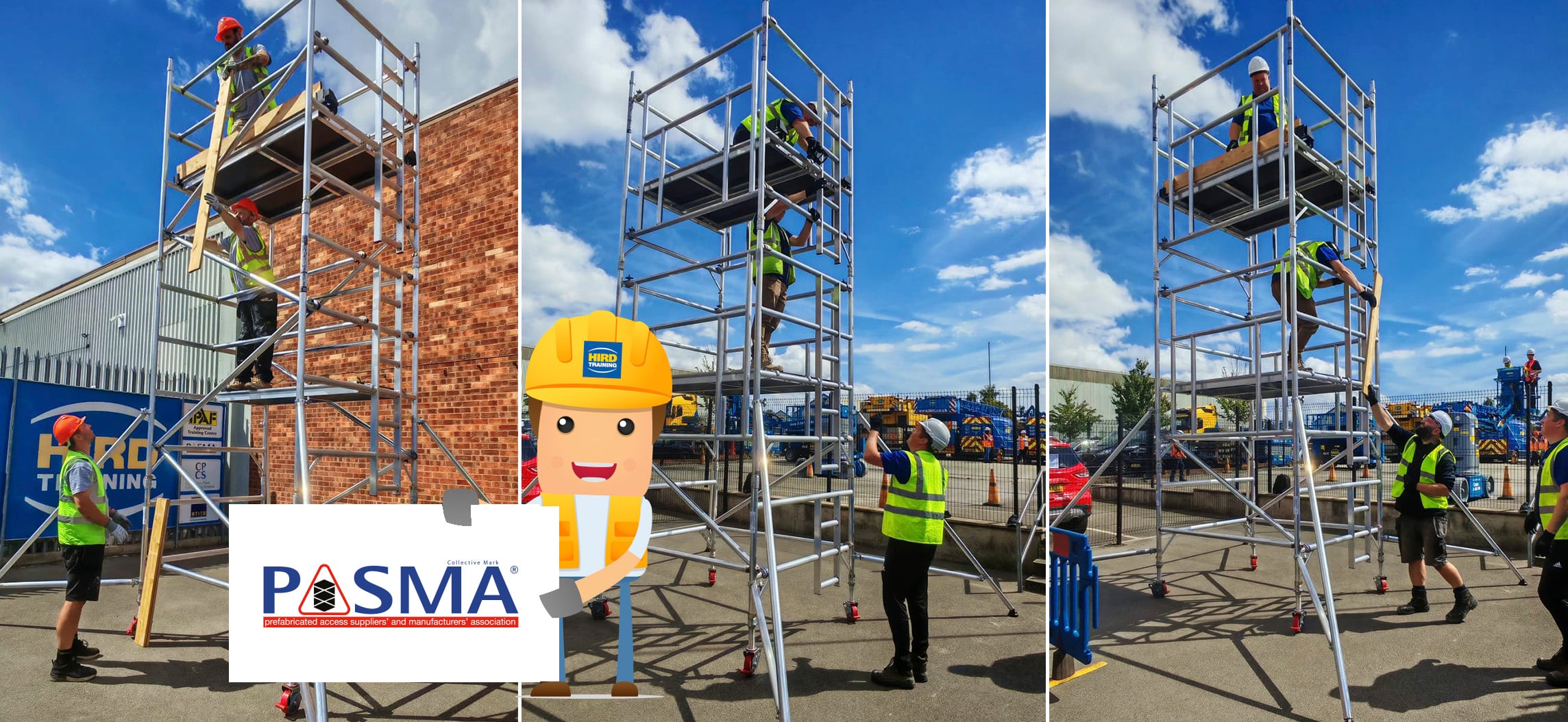 Hird elevates PASMA training with new mobile access towers