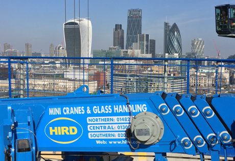 A mini crane with a view – Hird enjoys high life at One Tower Bridge