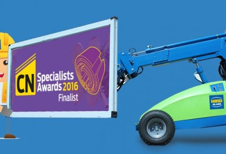 Hird selected as finalist in Construction News Specialists Awards 2016