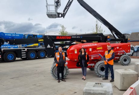 UK first for Hird as it adds all-electric Manitous to its fleet