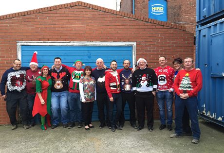 Hird team makes festive fashion statement with Christmas jumper day