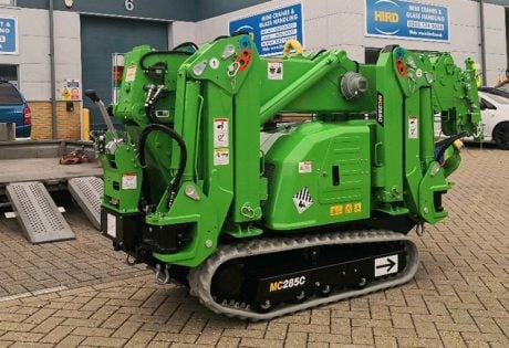 Hird leads electric lifting revolution with all-electric spider crane