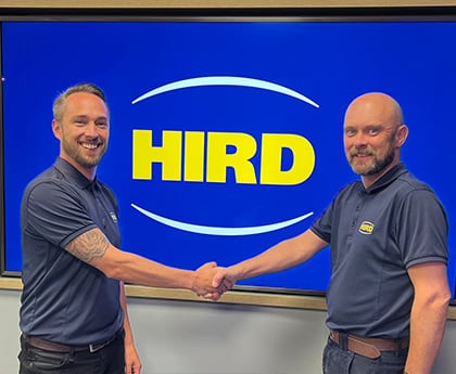 Seamless transition at Hird as Carl retires and Jason steps up