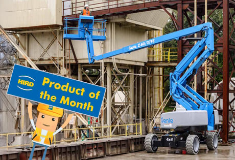 Product of the Month – Genie Z60FE articulating cherry picker