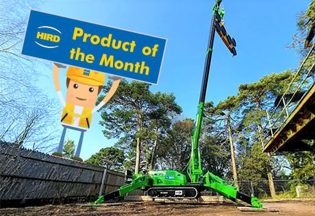 Product of the Month – Maeda MC305CB-3 ECO spider crane