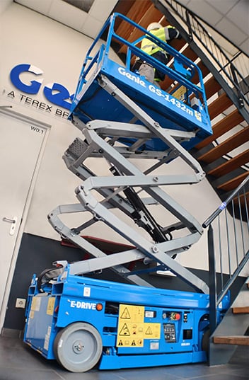 Product of the Month Genie GS1432m - electric scissor lifts