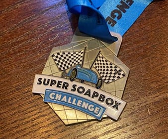 supersoap box medal - team hird